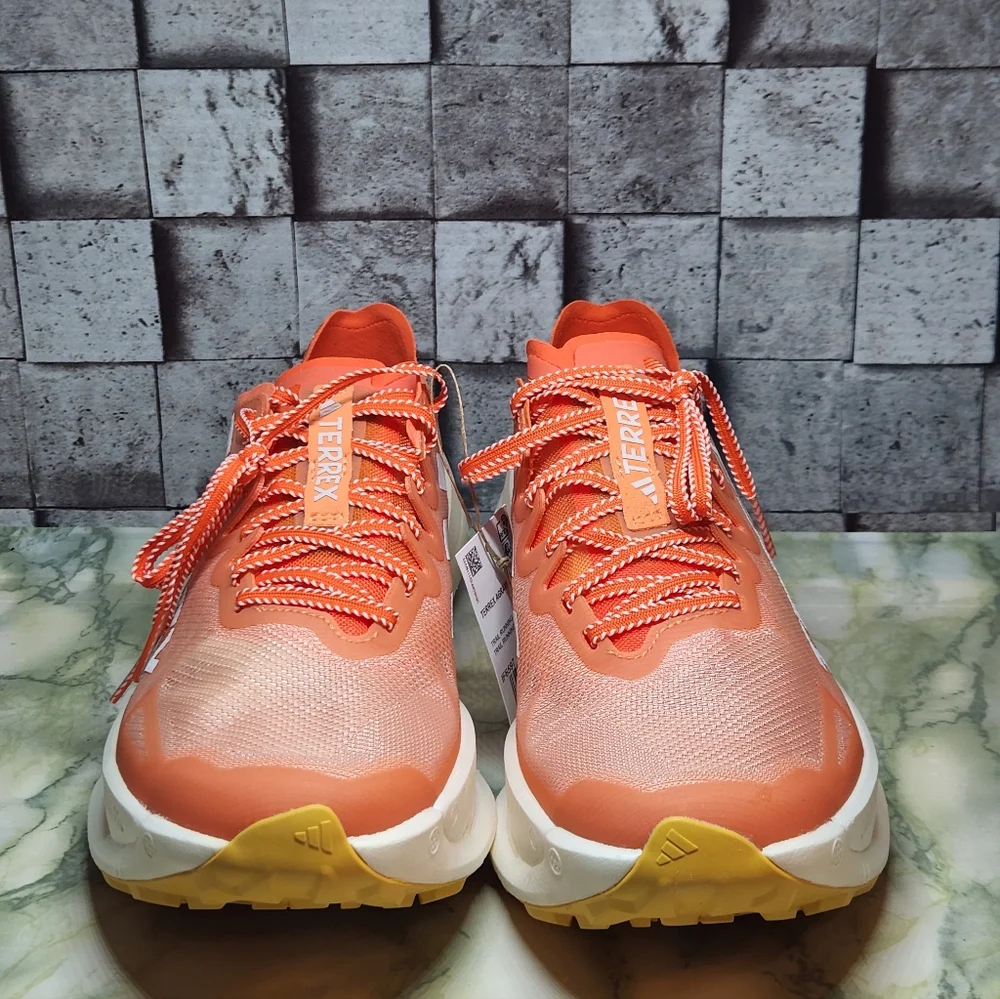 Women's Adidas Terrex Agravic Speed Ultra Amber Tint Spark Size 9.5 - Picture 5 of 12